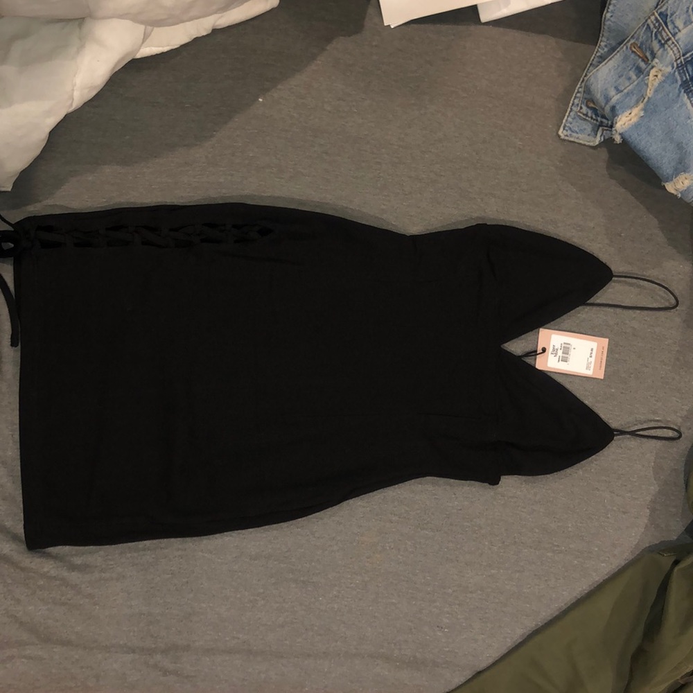 Black tigermist dress